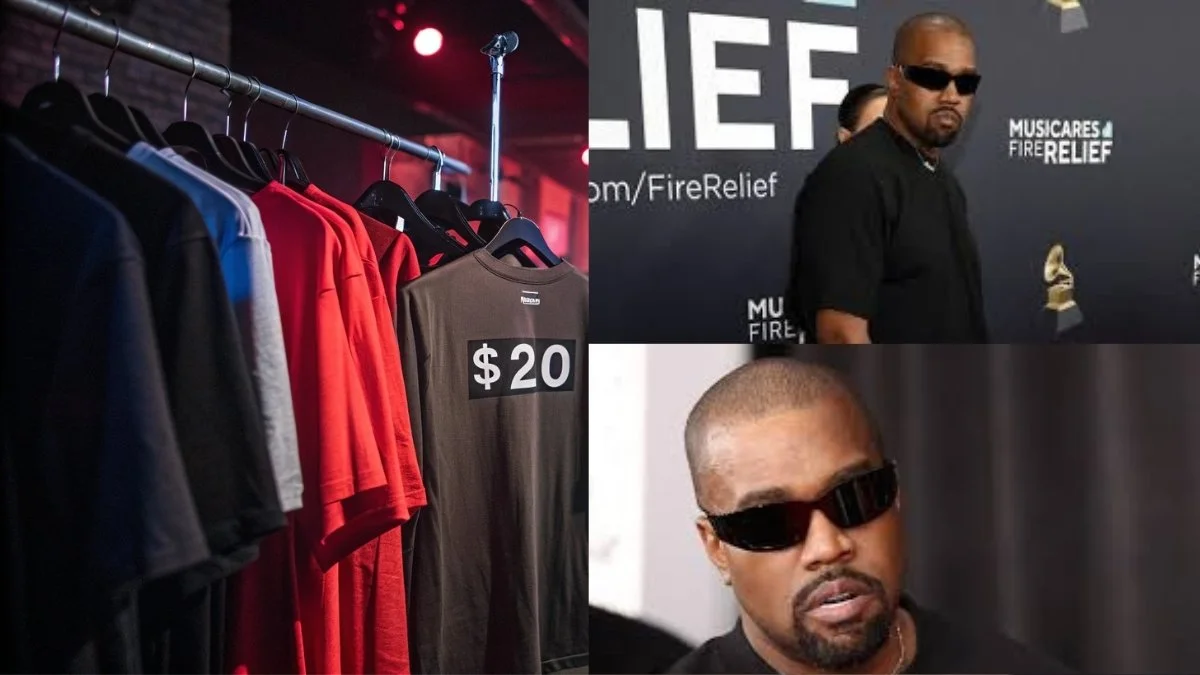 Kanye West is selling $20 T-shirts with swastikas