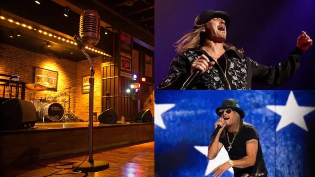 Kid Rock snaps at Nashville bar crowd, abruptly walks off stage